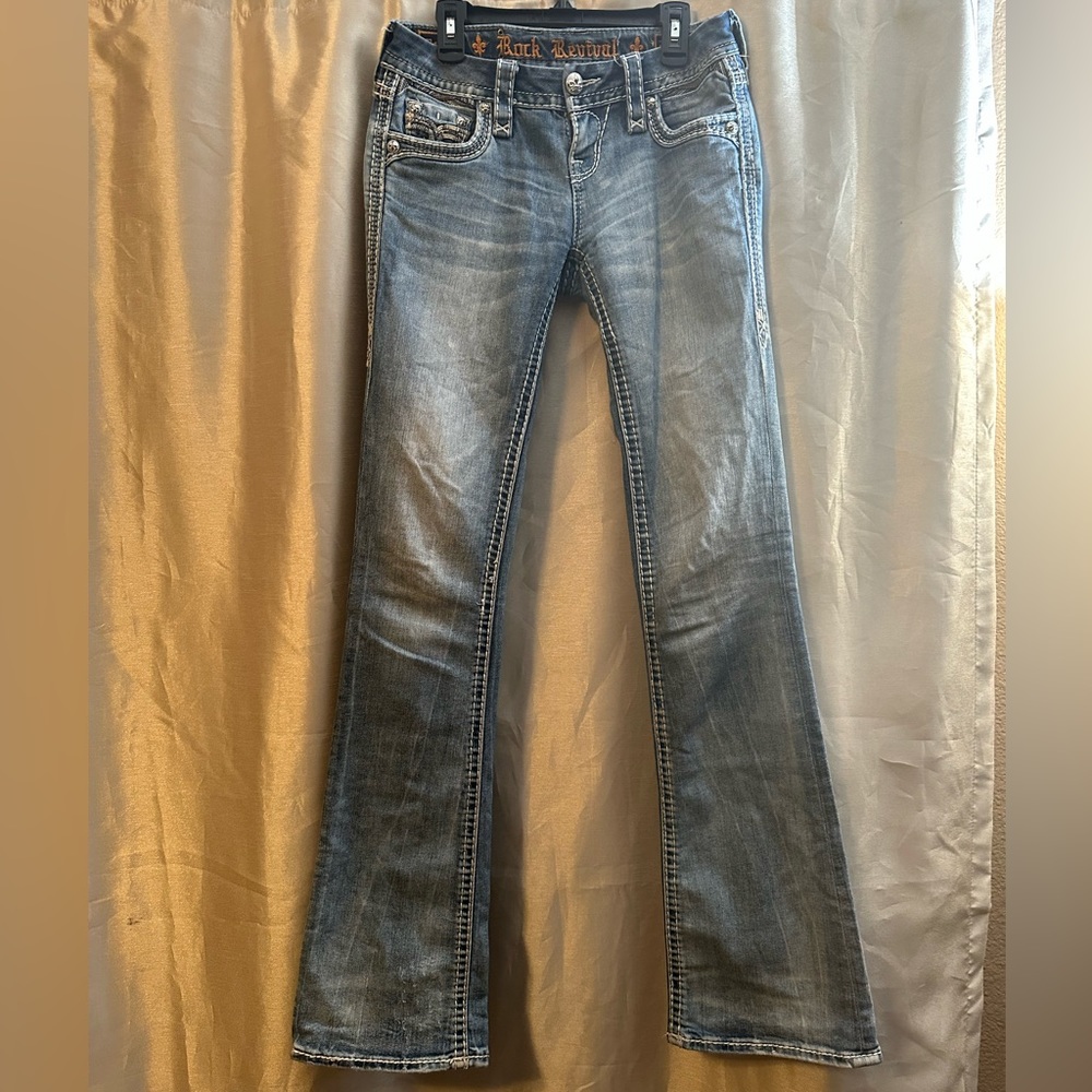 Size 24 Rock Revival Dariel Bootcut Stretch Denim Jeans